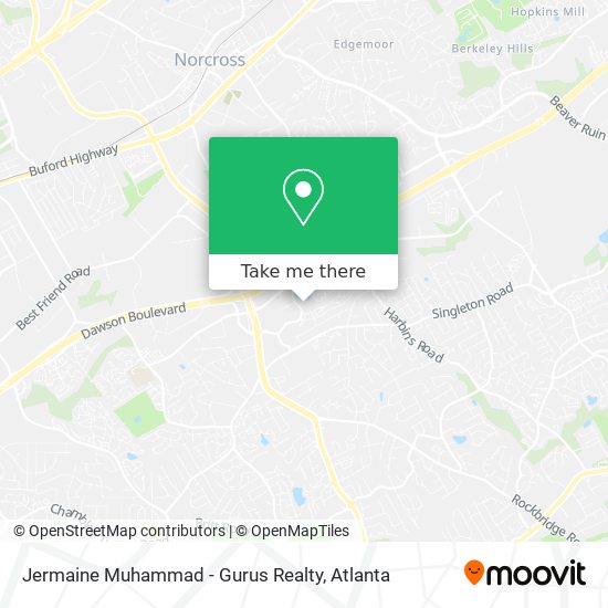 Mapa de Jermaine Muhammad - Gurus Realty