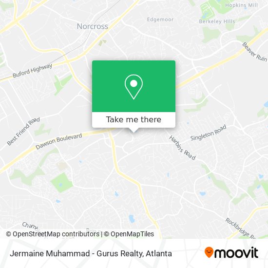 Jermaine Muhammad - Gurus Realty map