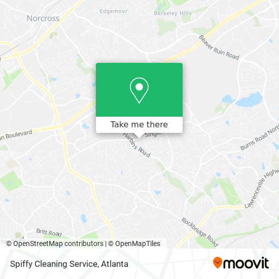 Spiffy Cleaning Service map