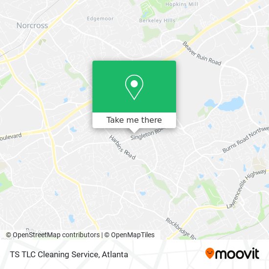 TS TLC Cleaning Service map