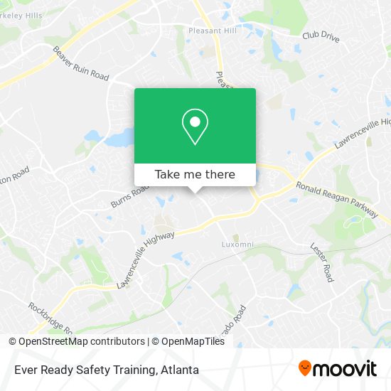 Ever Ready Safety Training map