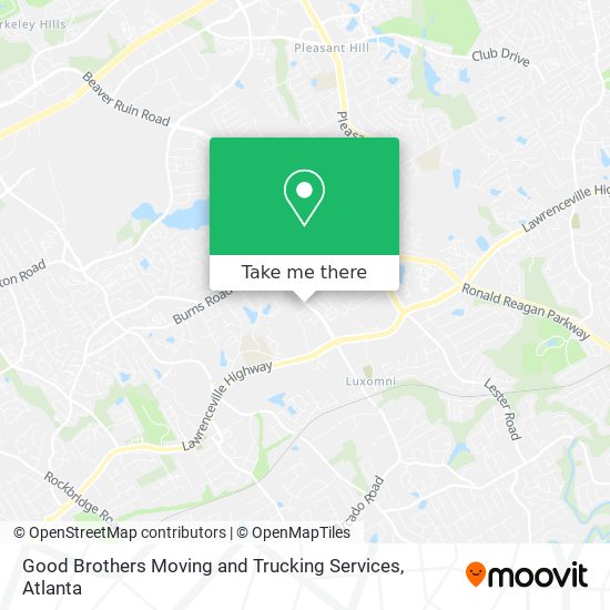 Mapa de Good Brothers Moving and Trucking Services