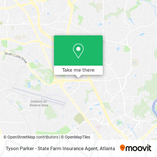 Tyson Parker - State Farm Insurance Agent map