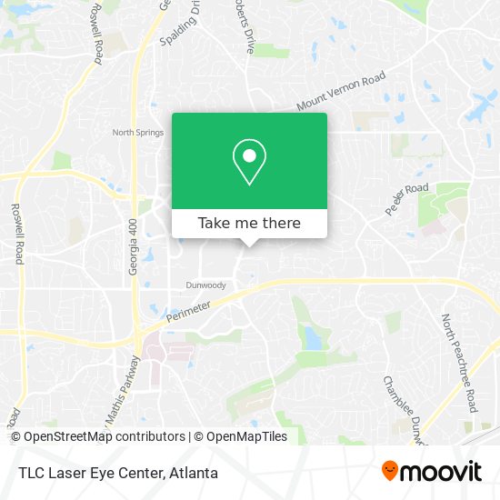 Mapa de TLC Laser Eye Center