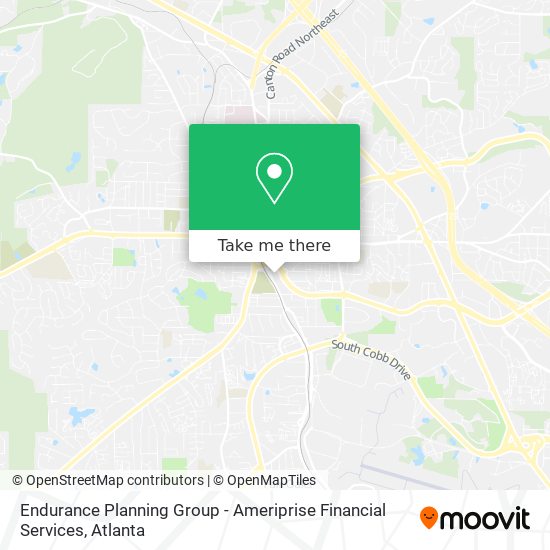 Mapa de Endurance Planning Group - Ameriprise Financial Services