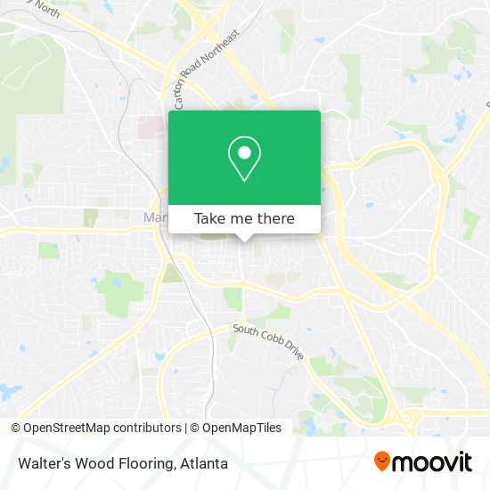 Walter's Wood Flooring map