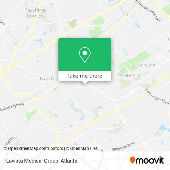 Mapa de Lavista Medical Group