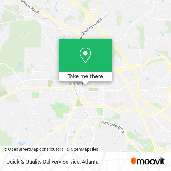 Quick & Quality Delivery Service map