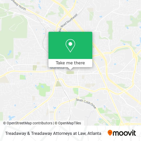 Mapa de Treadaway & Treadaway Attorneys at Law