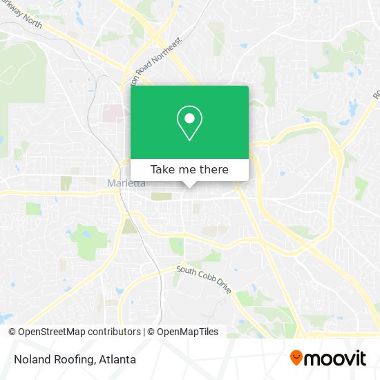 Noland Roofing map