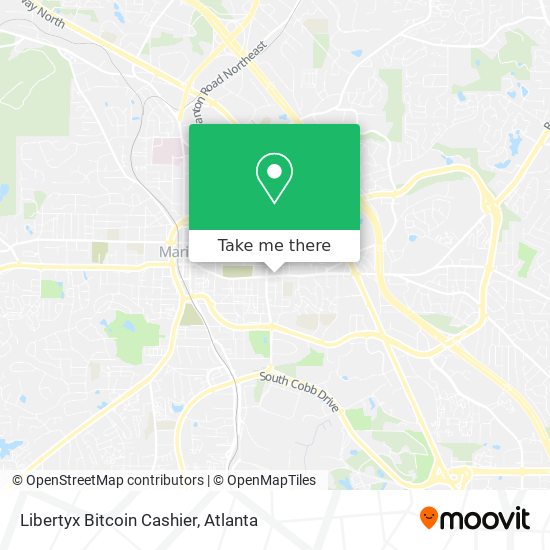 Libertyx Bitcoin Cashier map