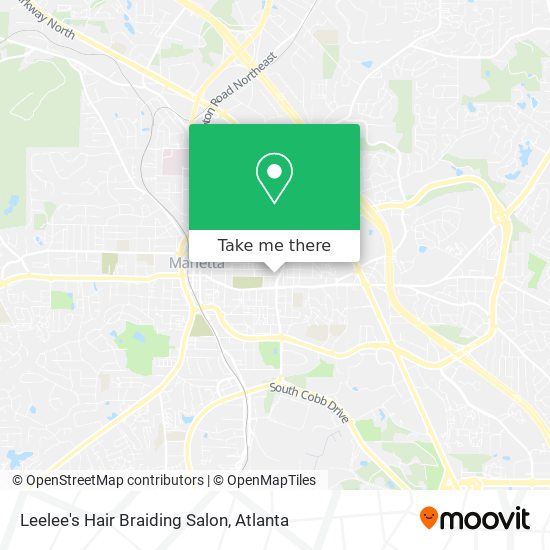 Leelee's Hair Braiding Salon map