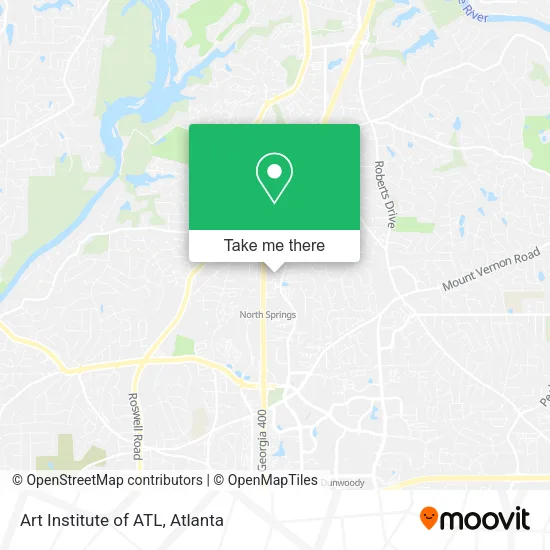 Mapa de Art Institute of ATL