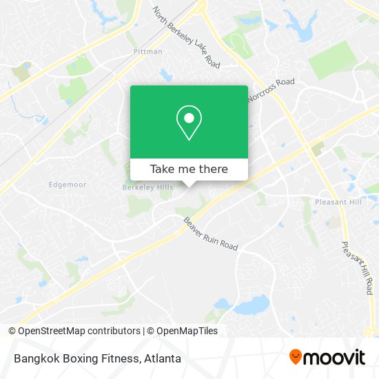 Mapa de Bangkok Boxing Fitness