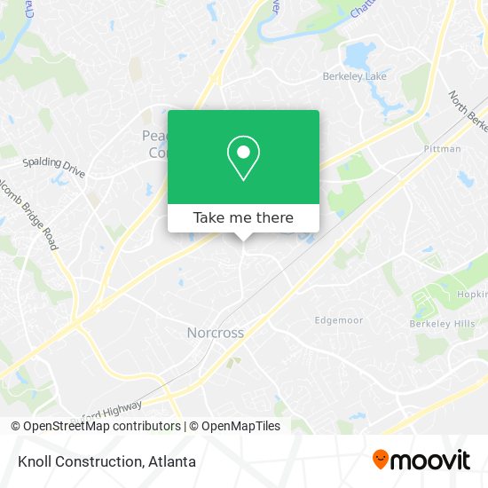 Knoll Construction map