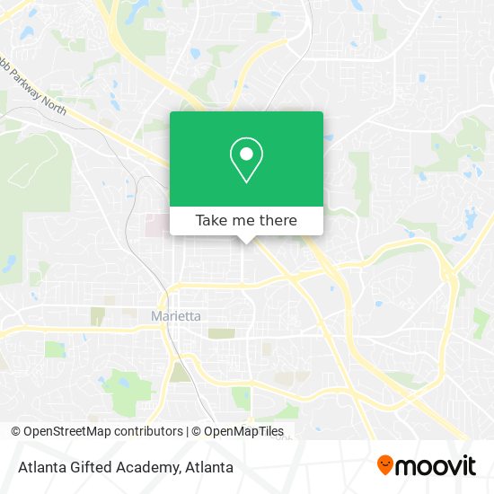 Mapa de Atlanta Gifted Academy