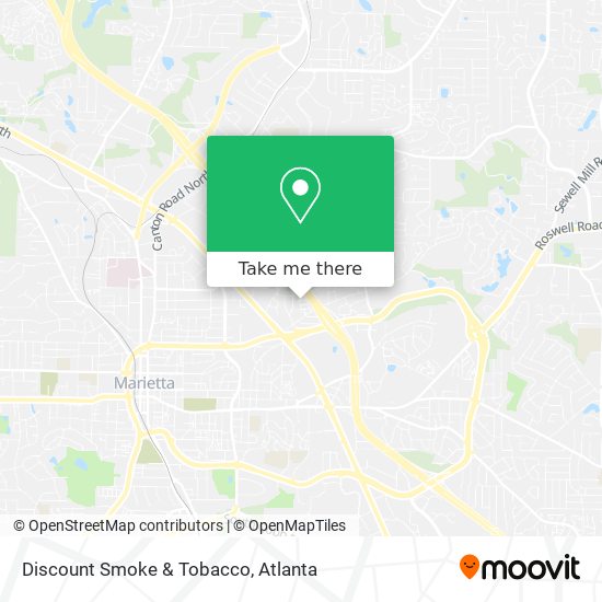 Discount Smoke & Tobacco map