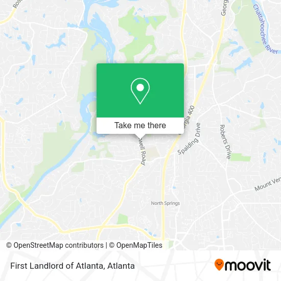 First Landlord of Atlanta map