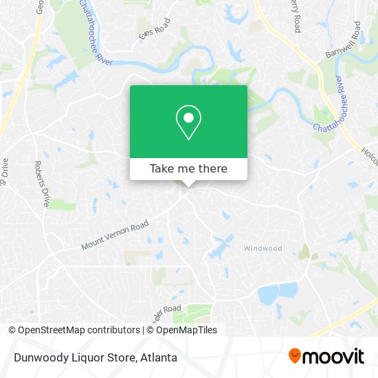 Mapa de Dunwoody Liquor Store