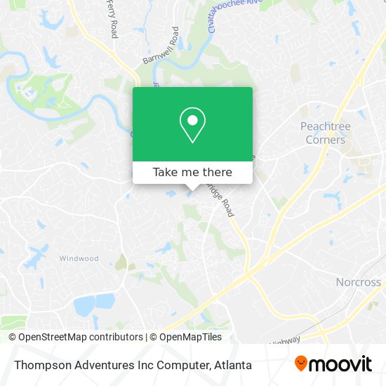 Mapa de Thompson Adventures Inc Computer