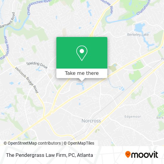 The Pendergrass Law Firm, PC map