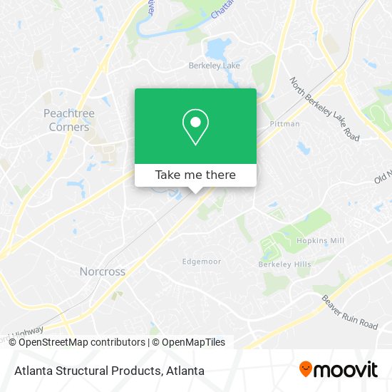 Atlanta Structural Products map