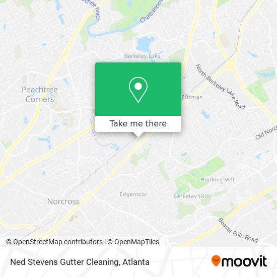 Ned Stevens Gutter Cleaning map