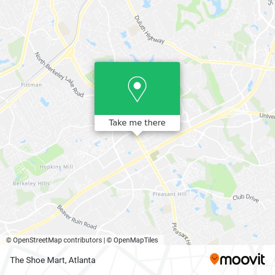 Mapa de The Shoe Mart