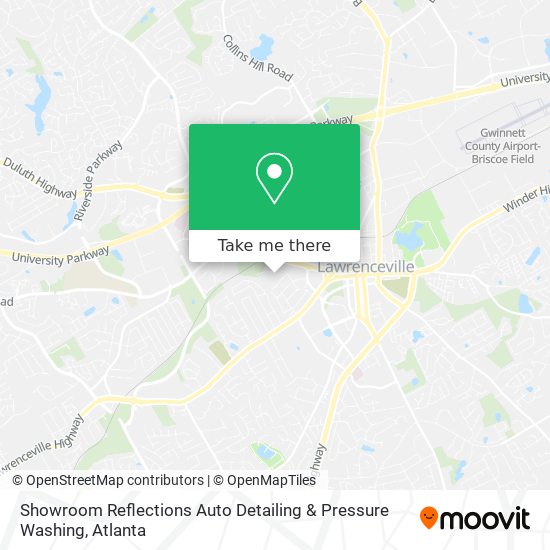 Showroom Reflections Auto Detailing & Pressure Washing map