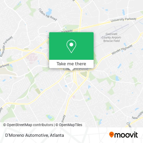 D'Moreno Automotive map