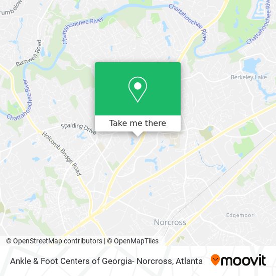 Mapa de Ankle & Foot Centers of Georgia- Norcross