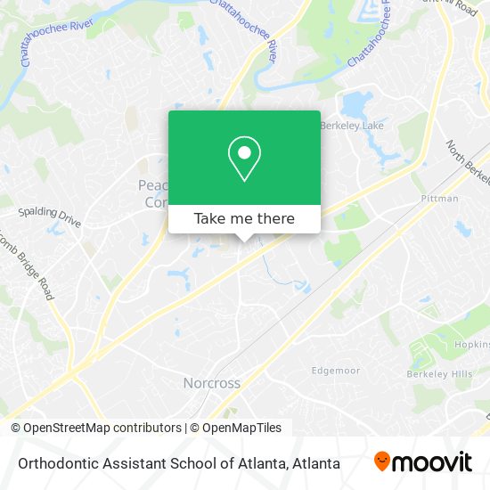 Orthodontic Assistant School of Atlanta map