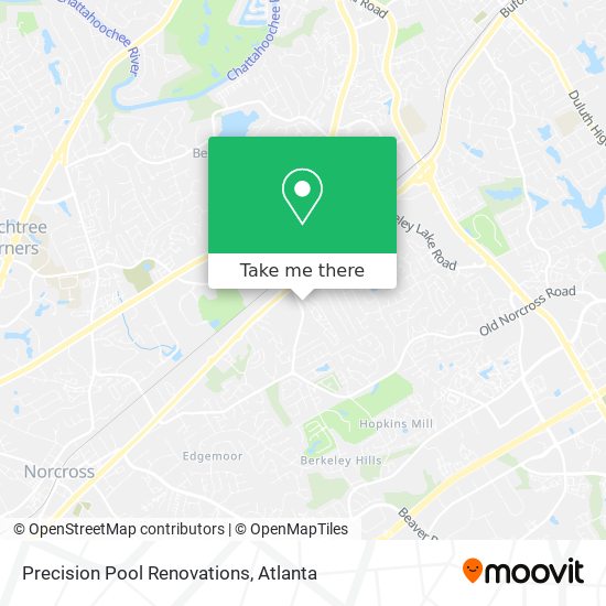 Precision Pool Renovations map