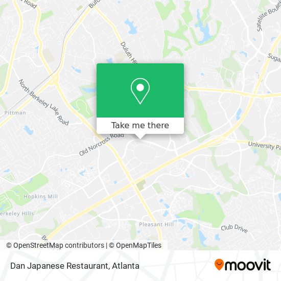 Dan Japanese Restaurant map