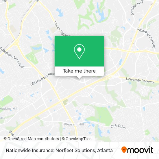 Mapa de Nationwide Insurance: Norfleet Solutions