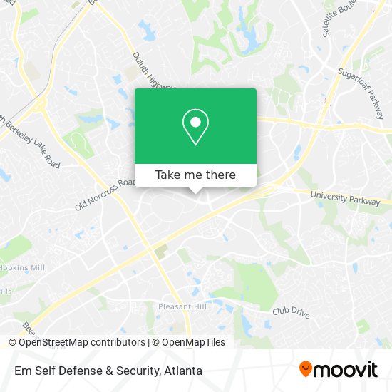 Mapa de Em Self Defense & Security