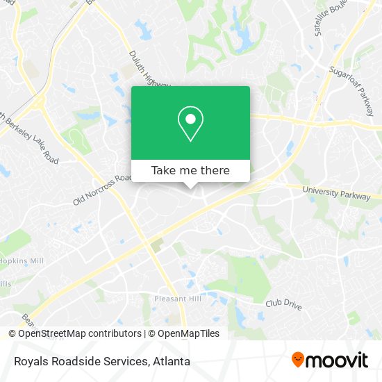 Royals Roadside Services map