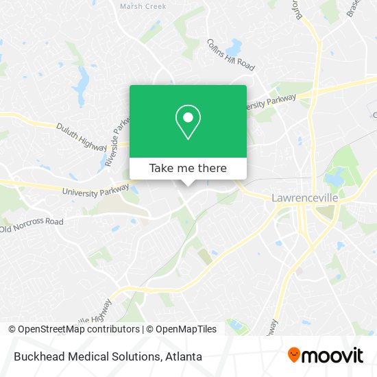 Buckhead Medical Solutions map