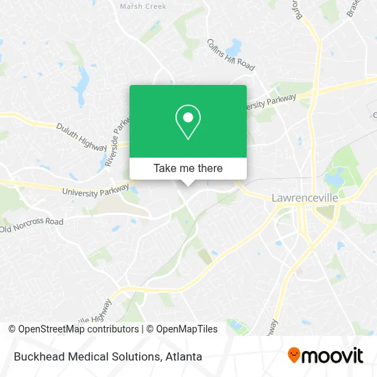 Buckhead Medical Solutions map