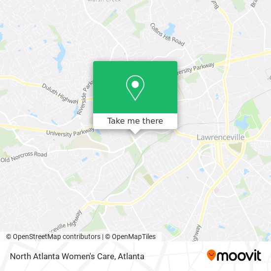 North Atlanta Women's Care map