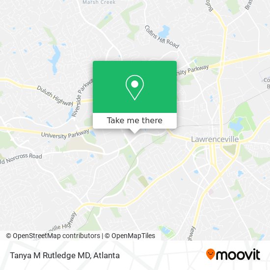 Mapa de Tanya M Rutledge MD