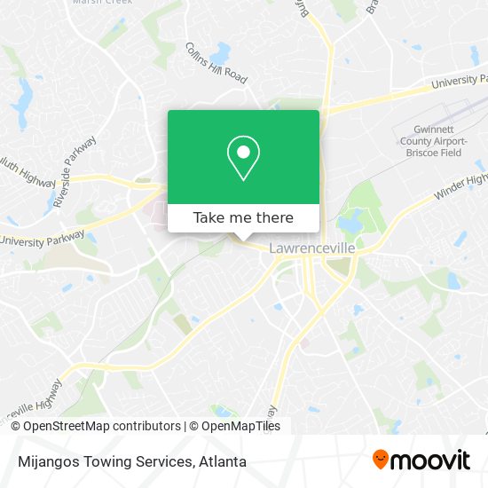 Mapa de Mijangos Towing Services