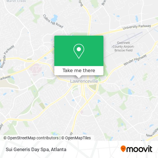 Mapa de Sui Generis Day Spa