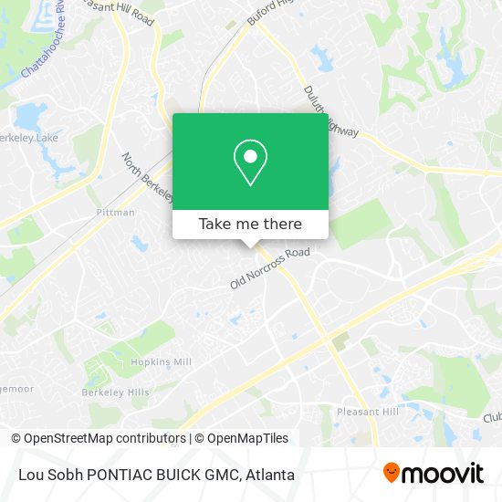 Lou Sobh PONTIAC BUICK GMC map