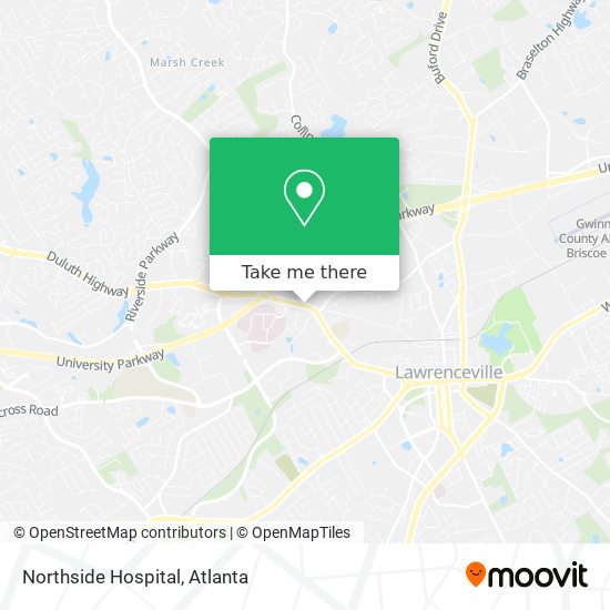 Northside Hospital map