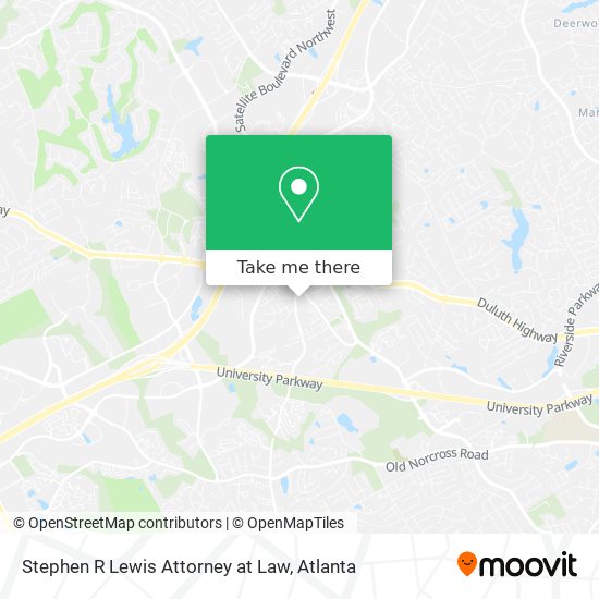 Mapa de Stephen R Lewis Attorney at Law