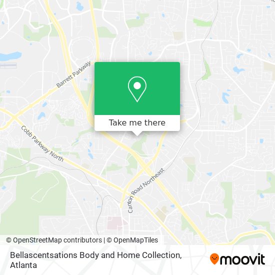 Bellascentsations Body and Home Collection map