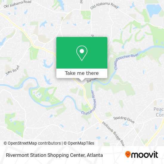 Rivermont Station Shopping Center map