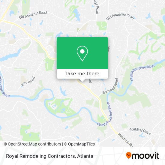 Royal Remodeling Contractors map