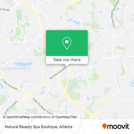 Natural Beauty Spa Boutique map